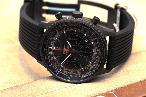 breitling black navitimer.